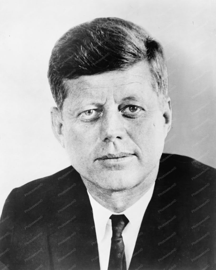 President John F Kennedy 1961 Portrait 8x10 Reprint Of Old Photo Photoseeum 